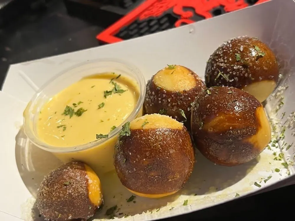 Pretzels Bites& Bar Cheese